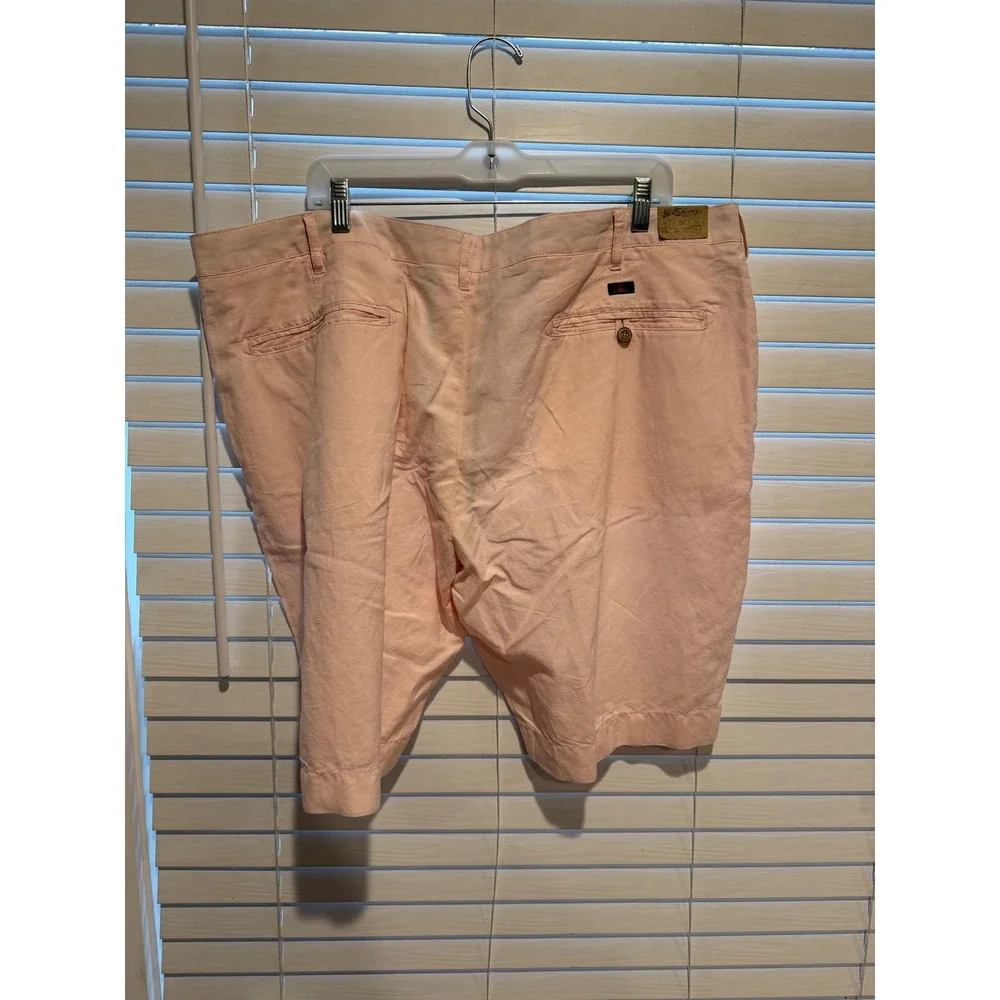 FAHERTY BRAND Mens Peach Linen Cotton Blend‎ Casual Shorts Size 42